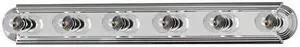 MAXIM 7126PC Essentials 6-Light 36" Wide Polished Chrome Vanity Light