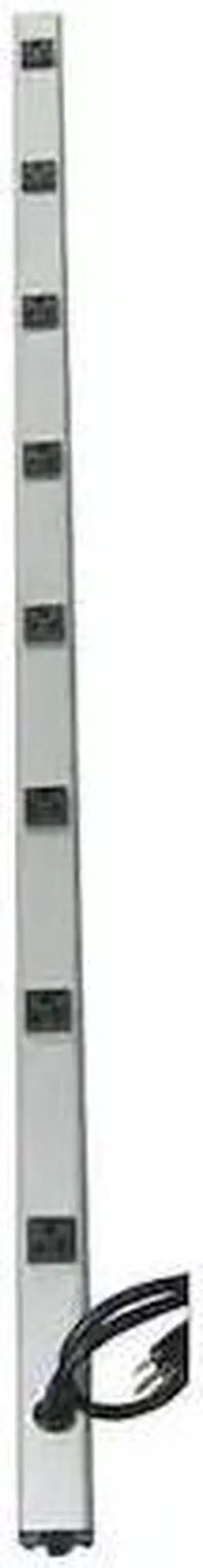 POWER FIRST 52NY36 Outlet Strip,15 ft.,8 Outlets,Aluminum