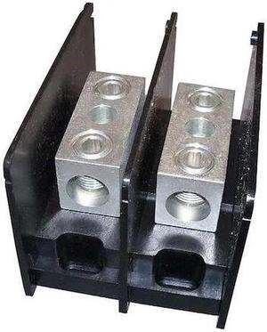 MERSEN MPDB67002 Pwr Dist Block,310A,2P,1P Secondary,600V