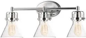 MAXIM LIGHTING 26113CDPC Seafarer 3-Light 24.25" Wide Polished Chrome Vanity MAXIM LIGHTING 26113CDPC Seafarer 3-Light 24.25" Wide Polished Chrome Vanity