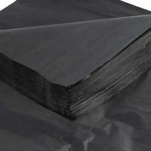 PARTNERS BRAND T2030D Tissue Paper, Gift Grade, 20" x 30", Black, PK480