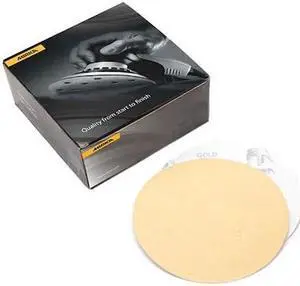 MIRKA 23-622-800 Grip Disc,6",P800,PK50, 6" Dia, No Hole, Aluminum Oxide, P800