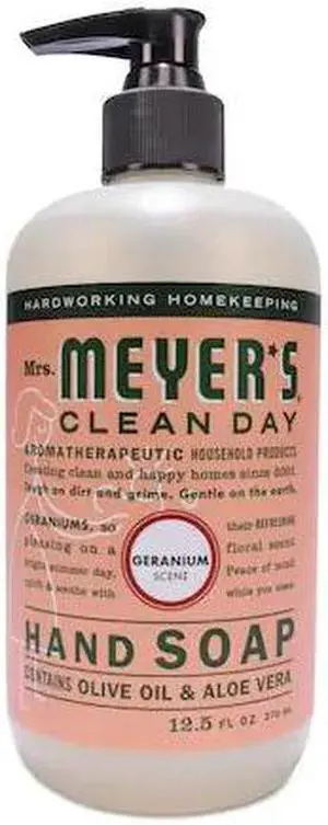 MRS. MEYERS CLEAN DAY 651332 12.5 oz Personal Soaps Pump Bottle, 6 PK