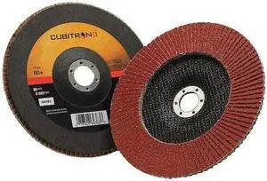 3M CUBITRON 7100104948 Flap Disc,Type 27,7" dia.,60 Grit