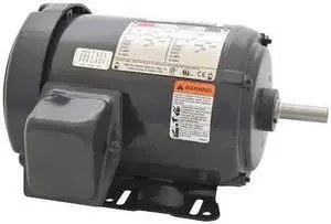 DAYTON 48ZJ89 3-Phase General Purpose Motor, 2 HP, 56H Frame, 208-230/460V AC
