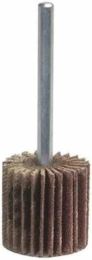 ZORO SELECT 08834137343 Mounted Flap Wheel,Straight,Coated