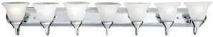 MAXIM LIGHTING 8016MRPC Essentials 7-Light 48" Wide Polished Chrome Vanity Light MAXIM LIGHTING 8016MRPC Essentials 7-Light 48" Wide Polished Chrome Vanity Light