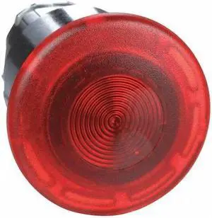 SCHNEIDER ELECTRIC ZB4BW643 Illuminated Push Button Operator, 22 mm, Red