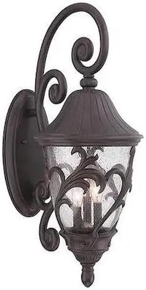 ACCLAIM LIGHTING 39222BC Wall Light,Black Coral,3-Light
