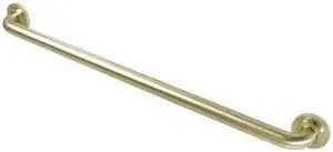 MANHATTAN DR414307 Contemporary Grab Bar, 32-13/16" L, Brass, Brushed Brass