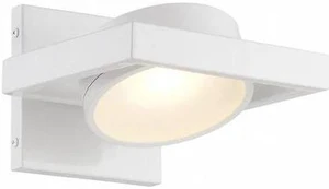 NUVO 62-992 Hawk LED Pivoting Head Wall Sconce White Finish Lamp Include NUVO 62-992 Hawk LED Pivoting Head Wall Sconce White Finish Lamp Include
