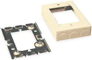 LEGRAND V5751 Flush Type Box Extension Adapter, 500, 700 Series, 2 Channel,
