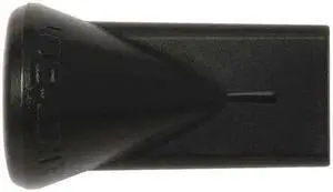 LOC-LINE 49451-BLK Flat Slot 40 Nozzle,Black,1/4",PK20
