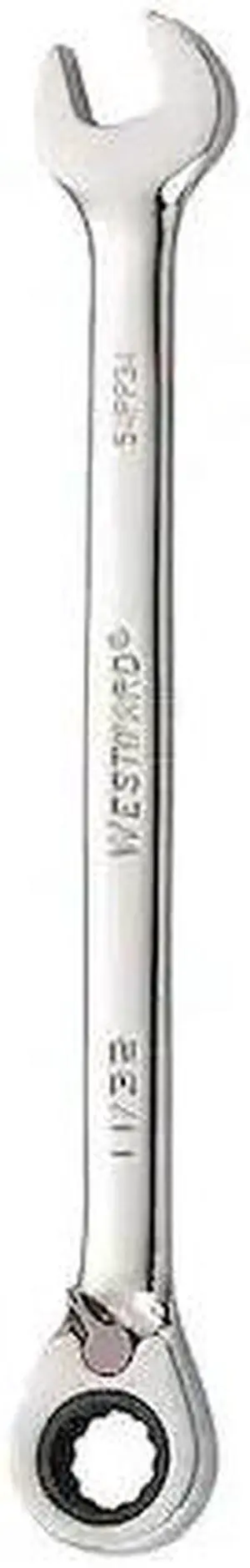 WESTWARD 54PP34 Ratcheting Wrench, Combination, SAE, 11/32