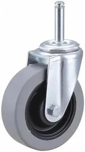 ZORO SELECT 32J840 Swivel Stem Caster,Polyurthn,4 in,350 lb