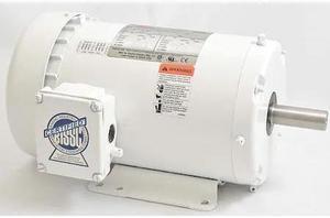 DAYTON 5XAT8 Washdown Motor,3 Ph,TEFC,1 HP,1760 rpm