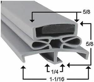 TRAULSEN SER-37698-00 Door Gasket,29-1/4" x 73-5/8"
