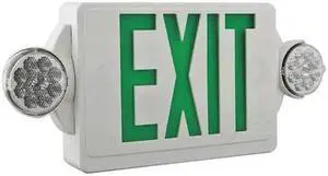 LITHONIA LIGHTING LHQM LED G Quantum Series LED Lamps, Exit Sign with Emergency