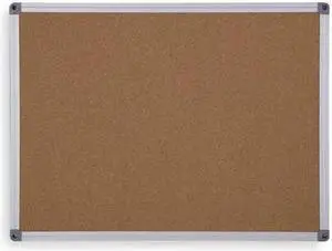 ZORO SELECT 1NUL4 Cork Bulletin Board 24"H x 36"W