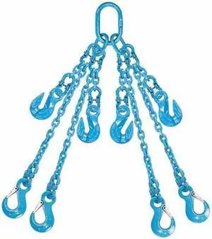 US CARGO CONTROL 932G120QOSA-10 9/32" x 10', Pewag Adjustable 4Leg Chain Sling
