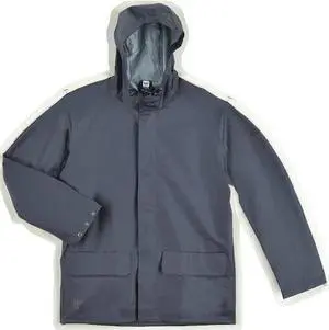 HELLY HANSEN 70129_590-4XL Rain Jacket, PVC/Polyester, Navy, 4XL