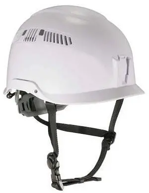 Ergodyne 60204 Skullerz 8975 Class C Safety Helmet - 6-Point Ratchet Suspension - White