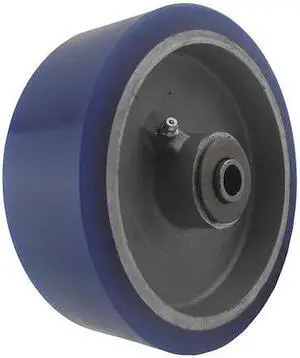ZORO SELECT 29XU79 Caster Wheel,Polyurethane,6 in.,1230 lb.