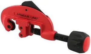 PRIME-LINE RP77112 1/8 in. To 1-1/8 in. Diameter Tubing Cutter, Screw Feed, Red