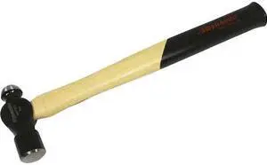 DYNAMIC D041025 Tools 8oz Ball Pein Hammer, Hickory Handle
