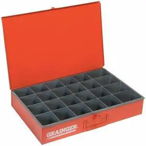 Durham Mfg Compartment Drawer Red Powder Coated  Steel  102-17-S1158