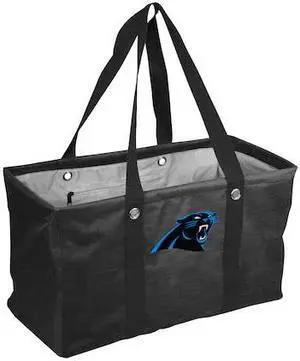 LOGO BRANDS 605-765-CR1 Carolina Panthers Crosshatch Picnic Caddy
