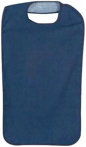 DMI 532-6014-2400 Patient Protector, Terry Cloth; Vinyl, Blue, 17 1/4 in, 17