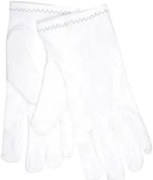 MCR SAFETY 8750L Reversible Inspection Gloves, Nylon, 9.5 in Length, Medium,