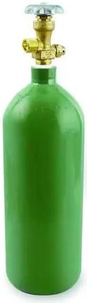 UNIWELD R Fuel Cylinder,Oxygen,20 Cu Ft