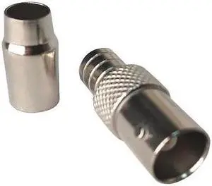 VITEK VT-BNC-CRMP-FL10 Coaxial Crimp Connector,BNC Female,PK10