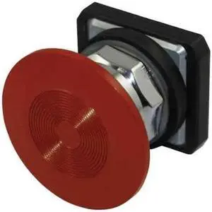 DAYTON 30G358 Push Button operator, 30 mm, Red