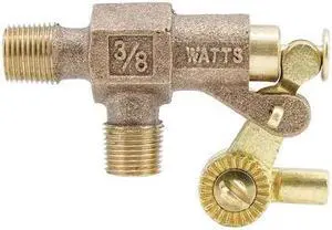 WATTS ST375 Float Valve,3/8 In,Bronze,Pipe Mount