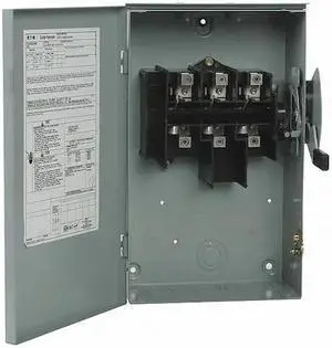 EATON DG321UGB Nonfusible Safety Switch, General Duty, 240V, 3PST, NEMA 1