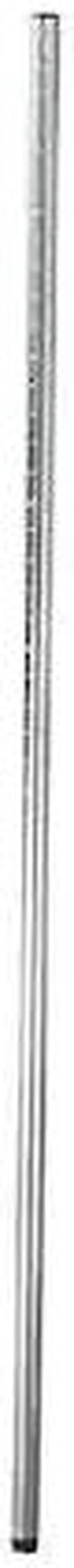 ZORO SELECT 5GTE6 Shelf Post 85", Chrome, 2PK