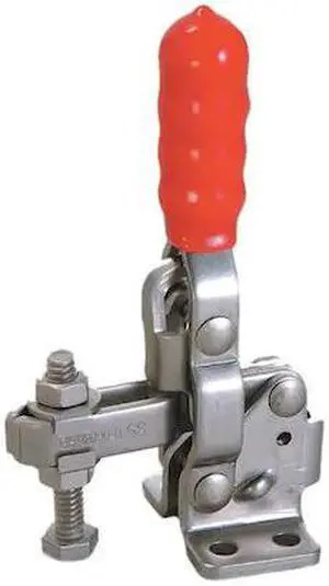 ZORO SELECT 13F617 Toggle Clamp,Vert Hold,250 Lb,SS,H 3.74