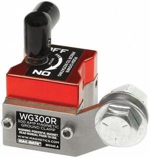 MAG-MATE WG300R Magnetic Weld Ground,2-7/8x2-3/4in,150lb