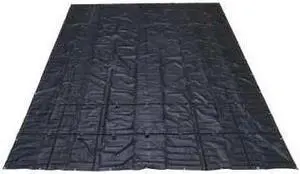US CARGO CONTROL LST20166-BLK Tarp, Black, PVC Coated Polyester