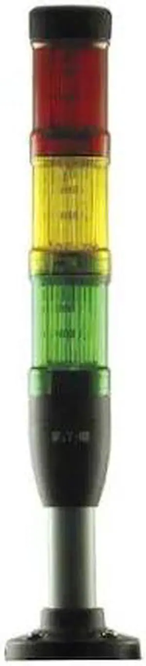 EATON SL4-100-L-RAG-24LED Tower Light,40mm,Steady,Rd,Ylw,Gr