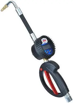 LINCOLN INDUSTRIAL 980 Electronic Lube Meter, pint/qt/L/gal, 10 gpm, 1,500 psi
