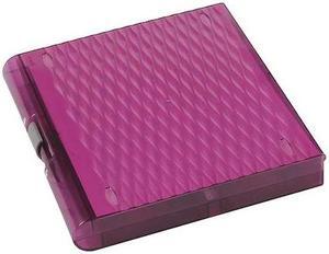 HEATHROW SCIENTIFIC 120592 Premium Plus Slide Bx,100 Place,Prpl,PK5