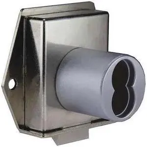 CCL 72616 Drawer Dead Latch with Interchangeable Core, Brushed Chrome, 1-1/16"