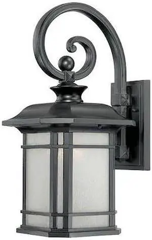ACCLAIM LIGHTING 8112BK Wall Light,Matte Black,1-Light ACCLAIM LIGHTING 8112BK Wall Light,Matte Black,1-Light