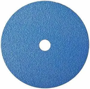 ZORO SELECT 78072775359 Fiber Disc,7",7/8" Hole Mount,Blue,PK25