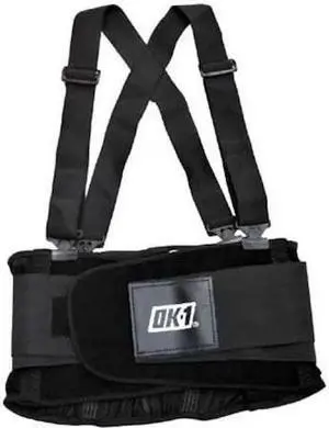Ok-1 Back Support W/Suspenders,Contoured,3XL  OK-200S-3X