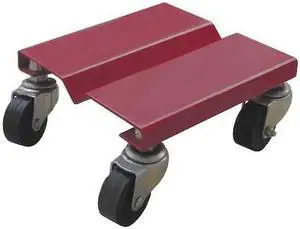 ZORO SELECT 48J130 Cabinet Dolly,Cap 500 lb,8x8,PK4